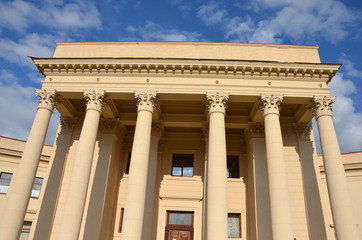  beautiful building with columns