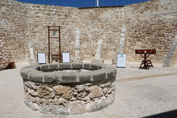 Old water fountain in Round House in Fremantle, Western Australia