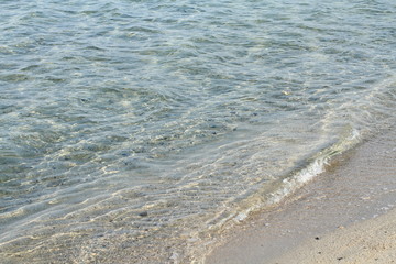 Clear water at sea shore