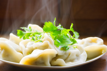 Hot dumplings plate