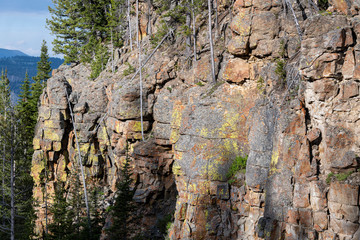 Ridge Formation  in Yellowstone