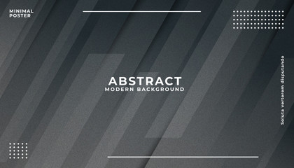 Black abstract geometric background. Modern shape concept
