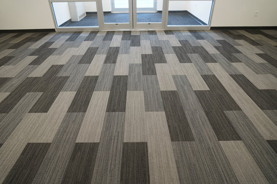 New Installed Carpet Inside Office Building