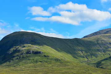 Fototapeta na wymiar Highland landscape, in Scotland, United Kingdom