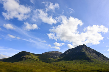 Fototapeta na wymiar Highland landscape, in Scotland, United Kingdom