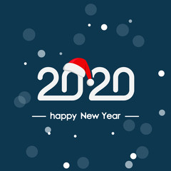 2020 background calendar, happy new year icon, vector design cover with text, christmas design graphic, calender or brochure, logo, vector illustration eps 10