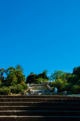 Park on Montjuic Mountain in Barcelona
