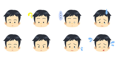 男の子表情セット１