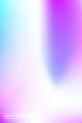 Iridescent, Blurred Gradient Mesh. 