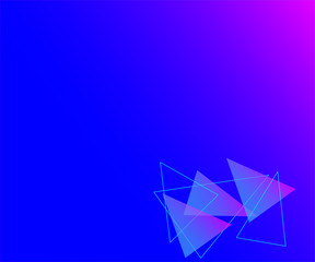 blue gradient background with little triangle vector eps 10