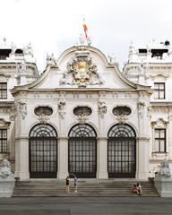 Fototapeta na wymiar facade of the palace