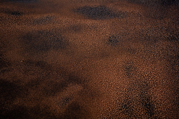 macro background of rusty red orange black