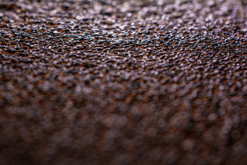 macro background of rusty red orange black