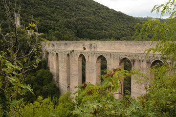 Fototapeta premium acquedotto romano di Spoleto