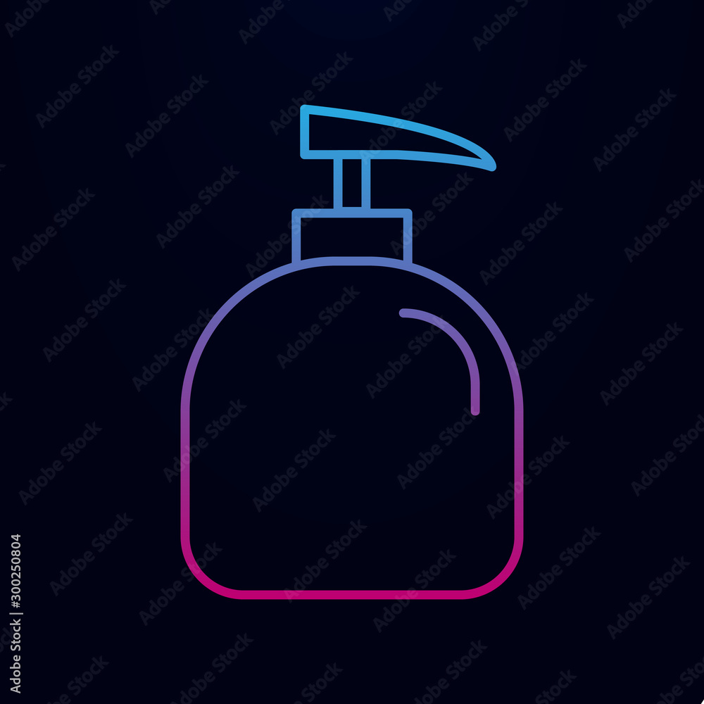 Aufkleber soap. nolan icon. simple thin line, outline vector of bathroom icons for ui and ux, website or mobil