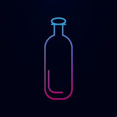 Bottle nolan icon. Simple thin line, outline vector of bathroom icons for ui and ux, website or mobile application