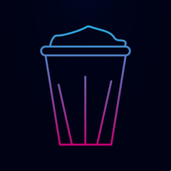 Disposable coffee cup nolan icon. Simple thin line, outline vector of bathroom icons for ui and ux, website or mobile application