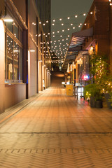 Fototapeta premium 東京都渋谷区恵比寿の街並みを彩るイルミネーション