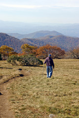Fototapeta na wymiar Scenic Mountain Hike Shortcut