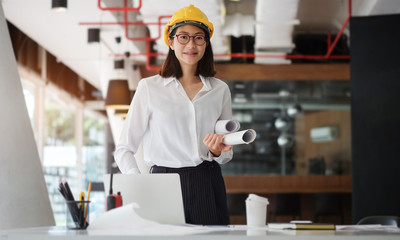 Business working in office with documents and laptop people Consulting and business planning.