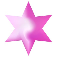 Modern background in the form of hexagram.