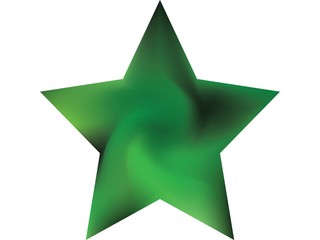 Obraz premium Modern background in the form of pentagram.