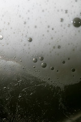 Bubbles in white foam macro background fifty megapixels high quality prints