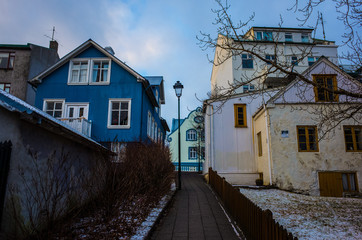 Houses at reikiavik full of colors