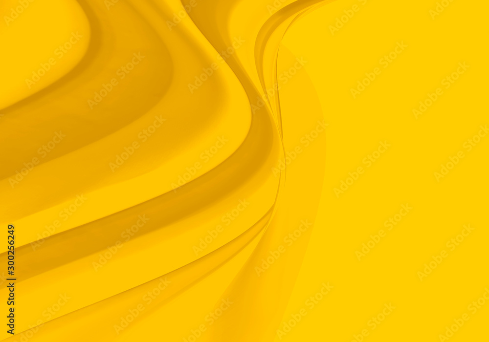 Wall mural flow texture yellow design line mix arch pattern cool background abstract