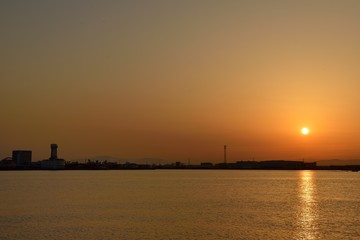 Fototapeta premium 日の出の風景