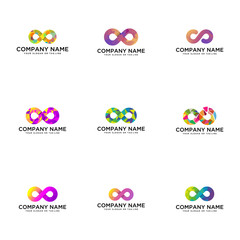 Fototapeta na wymiar creative logo design Infinity concept vector template