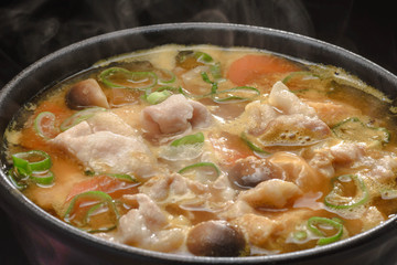 冬の味覚　豚汁