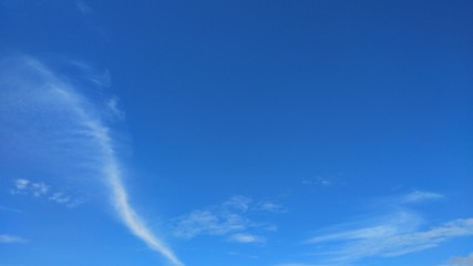 blue sky with clouds