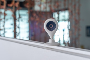 Household indoor digital CCTV Internet surveillance web cam with night vision