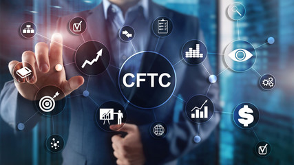 CFTC u.s. commodity futures trading commission business finance regulation concept - obrazy, fototapety, plakaty
