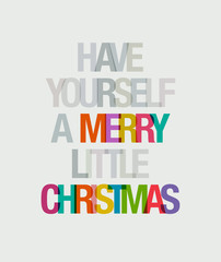 Greeting Christmas Cards. Vector Illustration. 