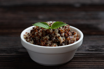 Hot Cereal Mix of Red and Whole Grain Quinoa