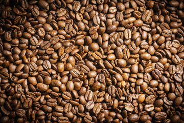 Coffee beans background