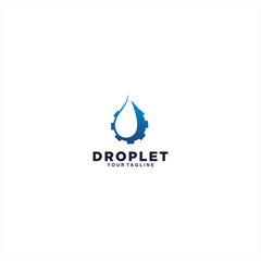 Oil Drop Logo Design Vector Illustration Template Idea