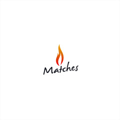 Flames Logo Design Vector Illustration Template Idea