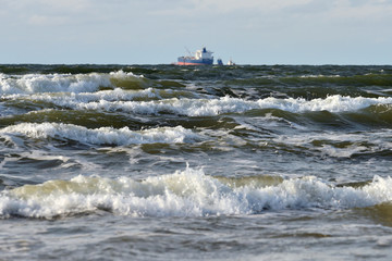 Baltic sea, sea storm