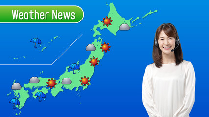 天気予報　日本列島
