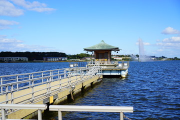 片山津温泉　浮御堂