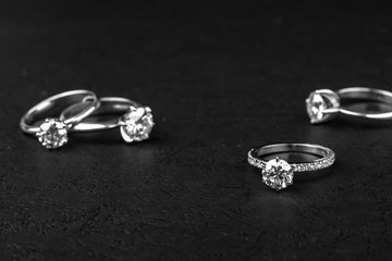 Diamond Rings Background