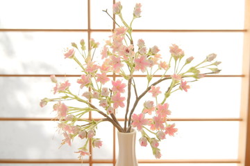 綺麗な桜の花瓶