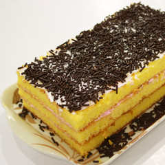 Homemade Delicious  Cakes With Chocolate Rice