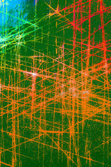 Abstract color scratch background in rainbow style