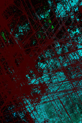 Abstract color scratch background in rainbow style