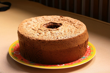 Homemade Indonesian Traditional Chocolate Cake, Fresh And Delicious