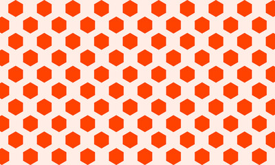 the background with the orange hexagon shape concept resembles a bee house